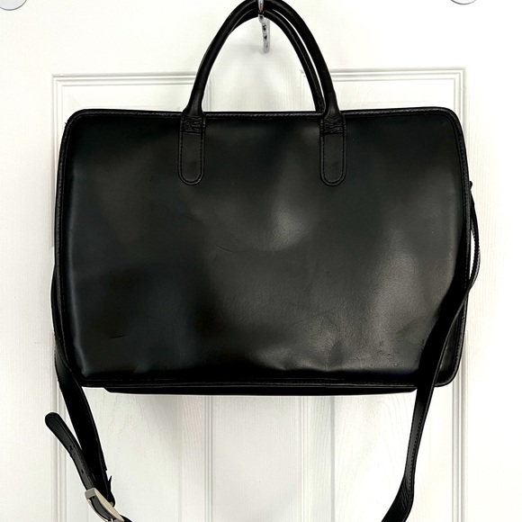 Jack George leather women’s briefcase bag - Picture 1 of 4